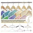 thumbnail image 3 of 50PCS Hanger Connector Hooks Hanger Extender Hooks Stable Clothes Hanger Connector for Clothes Hangers, 3 of 5