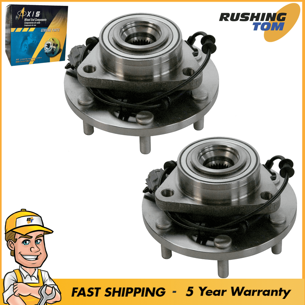 2 Front Wheel Hub & Bearing Assembly Kit fits Nissan Titan Armada QX56
