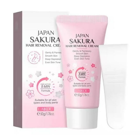 Sakura Hair Removal Cream Gentle Formula For Smooth Skin Long Lasting Results
