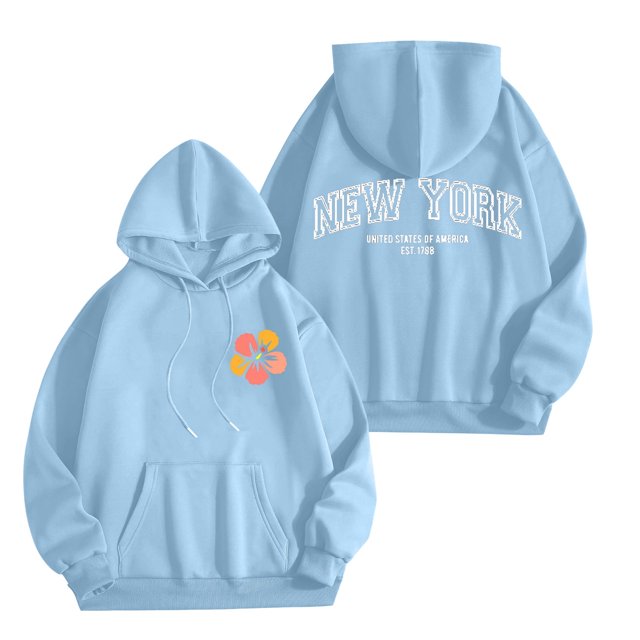 WEAIXIMIUNG Chandails en Molleton pour Femmes Sans Capuche avec Graphiques Pull Décontracté à la Mode Imprimé Lettre Chandail à Capuchon Chandail à Capuchon Chandail à Capuchon