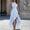 *Light Blue, variant on Women's Halter Sleeveless High Waist Asymmetrical Maxi Dress,Casual Flowy Ruffle Hem Party Dress Purple,Women's Plus L