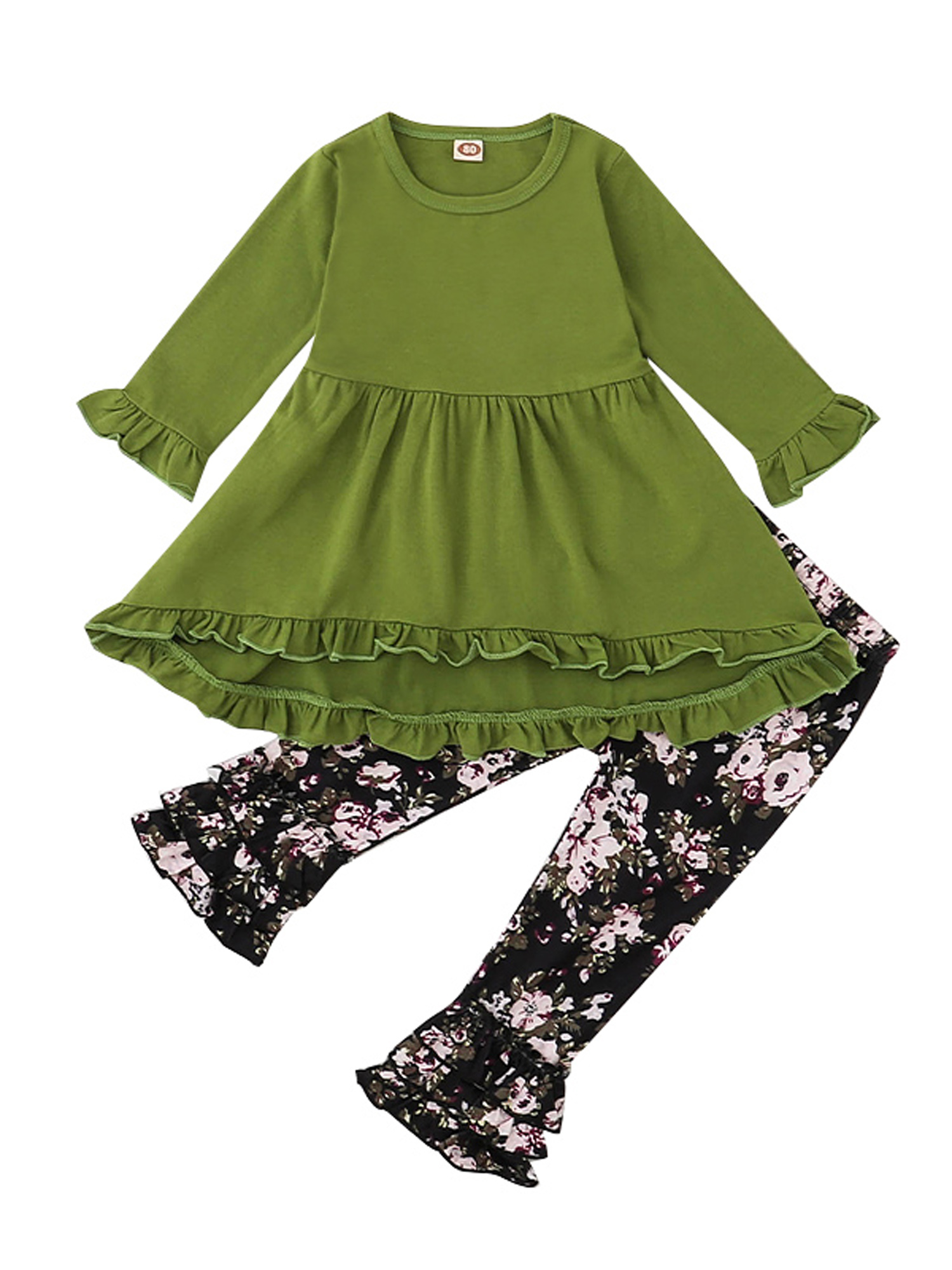 Huakaishijie 3PCS Baby Girl Outfits 