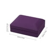 thumbnail image 2 of Creative LED Lighted Jewelry Gift Box Lighting Necklace Box Holder Pendant Case Exquisite Gift Container (Purple 7x9x3.2cm), 2 of 8