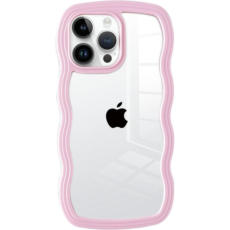 for iPhone 11 Pro Max Case Shockproof Clear Hybrid Slim Wave Frame
