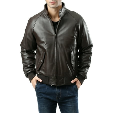 Landing Leathers Men's WWII Lambskin Leather Bomber Jacket (Regular & Tall sizes)