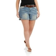 Dollhouse Junior Plus Belted Cuffed Shor