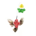 thumbnail image 1 of Palo eléctrico para burlas de gatos, divertido juguete interactivo con diseño de flores y pájaros, juguete eléctrico para gatos para interiores y exteriores, 1 of 5