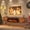 Brown-Wifi, variant on Sonegra 70" Floating TV Stand with 36" Electric Fireplace, High Gloss Finish Wall Mounted Fireplace Entertainment Center with Storage for TVs Up to 80", Black