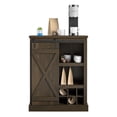thumbnail image 2 of Knox County Bar Cabinet, Brown Oak, 2 of 9