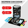 thumbnail image 4 of Evil Coffee Soft Can Cooler - Good Vibes Forever Drink Sleeve, Moto Can Cooler & Can Covers for Action Sport Coffee Enthusiasts, Pop Culture Skeleton Drink Cooler for Motocross Riders, 4 of 10