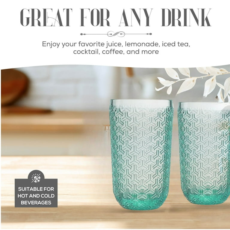 Novità Home Tazze E Bicchieri Winston - Biccheire Acqua In Vetro Blue