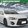 thumbnail image 2 of Front Left Bumper Bracket Driver Side Bumper Support for Mitsubishi Lancers 2008-2017 No.6400F549 White, 2 of 7