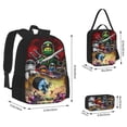 thumbnail image 4 of Ninjago Backpack Casual backpack duffel bag combo three-piece set pocket duffel bag, Black, One Size, 4 of 9