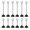 Black-2.4" X 11.8", variant on 12 Table Number Holders 12 Inch Metal Place Card Stands Tabletop Sign For Photos Menu Memo Notes Wedding Restaurant Banquet Birthday