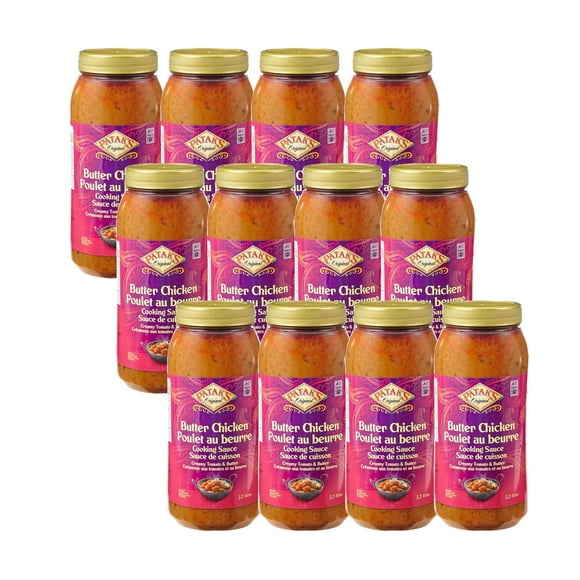 Patak's Butter Chicken Sauce - Bulk Food Service - 2.2 L / 4.85 lbs - Rich & Creamy Flavor