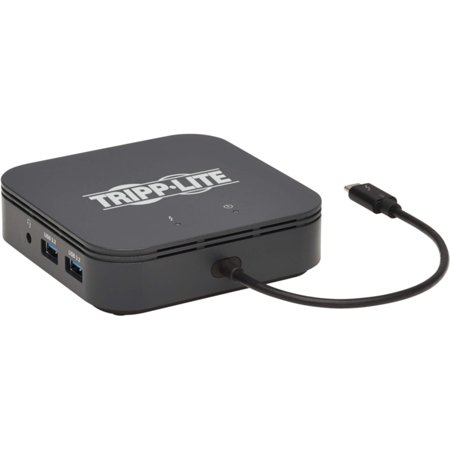 UPC: 0037332258502 | Tripp Lite Thunderbolt 3 Dual Monitor Docking Station 8K/30Hz DisplayPort 4K/60Hz HDMI USB 3.2 Gen 2 GbE 60W PD Charging Black