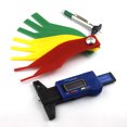 thumbnail image 1 of Medidor De Profundidad De La Banda De Rodadura Medidor de espesor de la banda de rodadura del neumático digital, herramienta de medición de detección de desgaste de neumáticos de coche Likrtyny Accesorios para autos y motos, 1 of 7