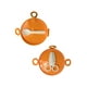 thumbnail image 3 of LONCHERA CON COMPARTIMENTO DESMONTRABLE, Acero inoxidable, libre de BPA, 2 seguros laterales, agarradera de goma, ideal para microondas, incluye tijeras y cuchara de plástico., 3 of 5