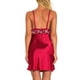 thumbnail image 1 of Conjunto de lencería Lady Clothing Deep V camisón ropa de dormir disfraces Tmvgtek para mujer Vino rojo T L, 1 of 4