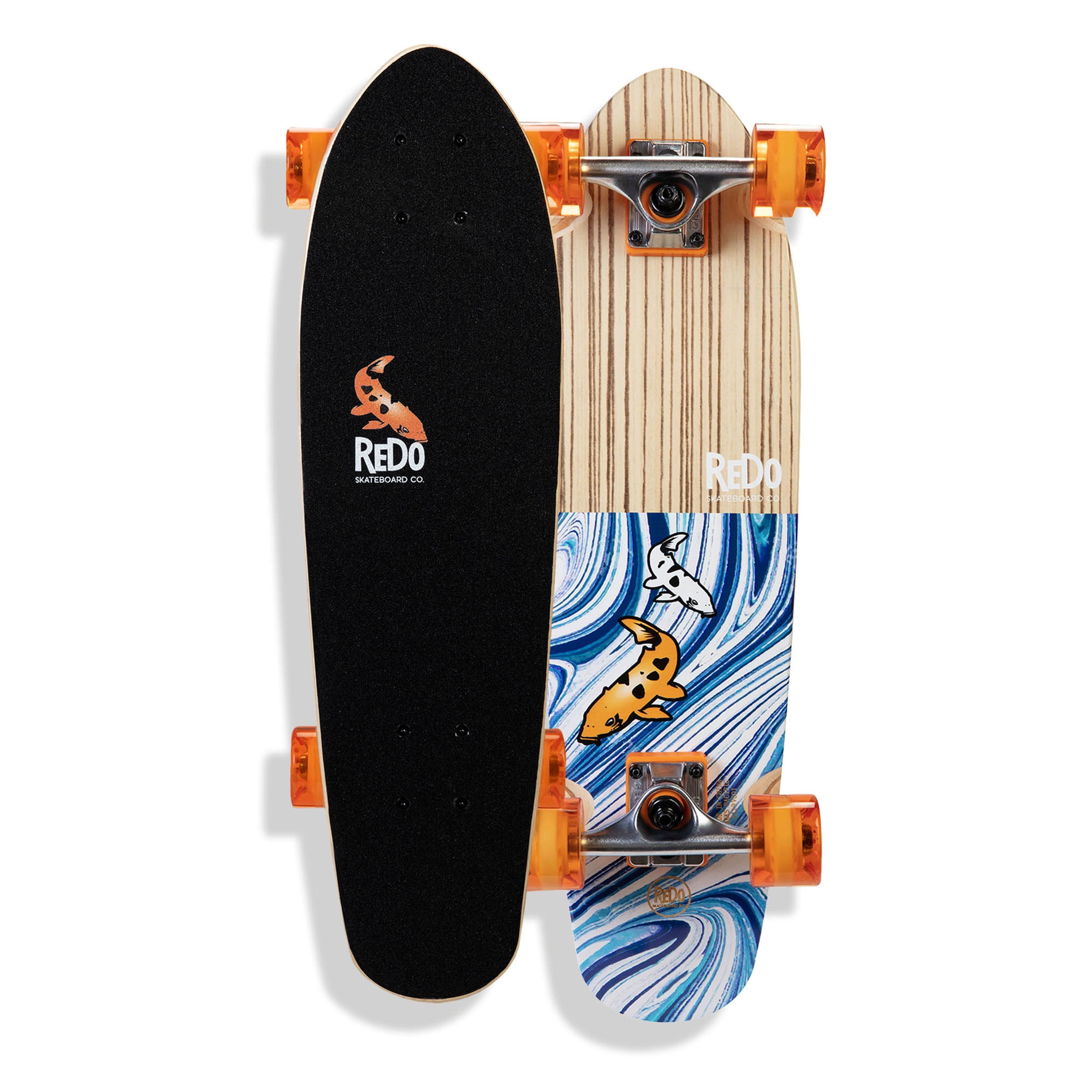 Board Caster Skateboard Ripstik Razor Ripster Carving Air Ride On Deck Black 34" 