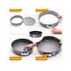 thumbnail image 3 of 7 Moldes Para Pastel Desmontables Tartas Postre Reposteria Xtellar negro, 3 of 4