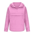 thumbnail image 3 of OGLCCG Girls Pullover Puffer Jacket Oversized Quilted Long Sleeve Hooded Down Coat Lightweight Packable Warm Pullover Tops 4-14 Years, 3 of 8