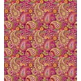 thumbnail image 3 of Ambesonne Paisley Duvet Cover Sets, Vivid Flowers and Dots, 2-King, Multicolor, 3 of 7