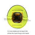 thumbnail image 4 of Summer Sun Shades Protection Helmet Reflective Hard Hat Mesh Bright Construction Safety Shields Reusable for Preventing Sunburn Shiny Orange, 4 of 6
