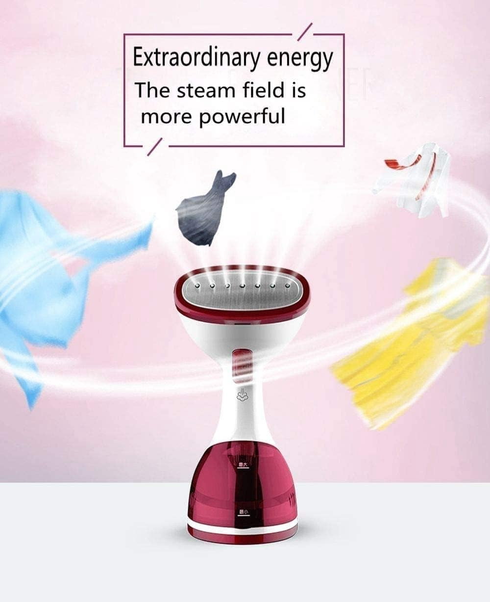 Portable Steamer for Clothes,2-in-1 Travel Steamer Fabric Steam Iron,15s Fast Heating/Wrinkle Remover (Size : 1)