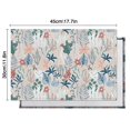 thumbnail image 6 of Pioneer Flower Floral Print Pattern Summer Placemats Table Placemats Set Of 4-Linen Kitchen Washable Placemats Table Mats 12x18 Inch Non-Slip Heat Resistant, 6 of 6