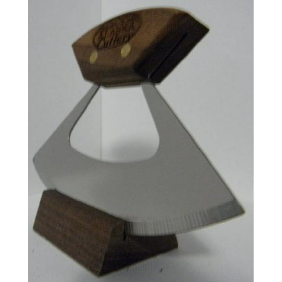 Alaska Umialik Style Ulu Knive with Walnut "Alaska Cutlery" Handle with 6" Blade