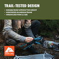 thumbnail image 4 of (2 pack) Ozark Trail Ultra-lightweight Backpacking Chair with Carry Bag, Turquoise Sea Frame, 4 of 14