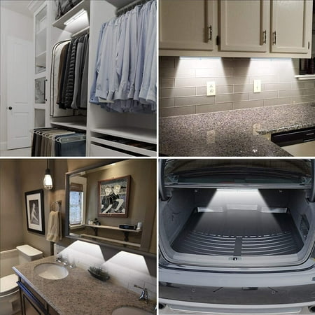 Remote Control Wireless Under Cabinet Lighting 4 Pack Led Counter Closet Light With Touch Battery Operated Lights Stick On For Room Kitchen Stairway Canada Remote Control Wireless Under Cabinet, Wireless Under Cabinet Lighting With Remote Control