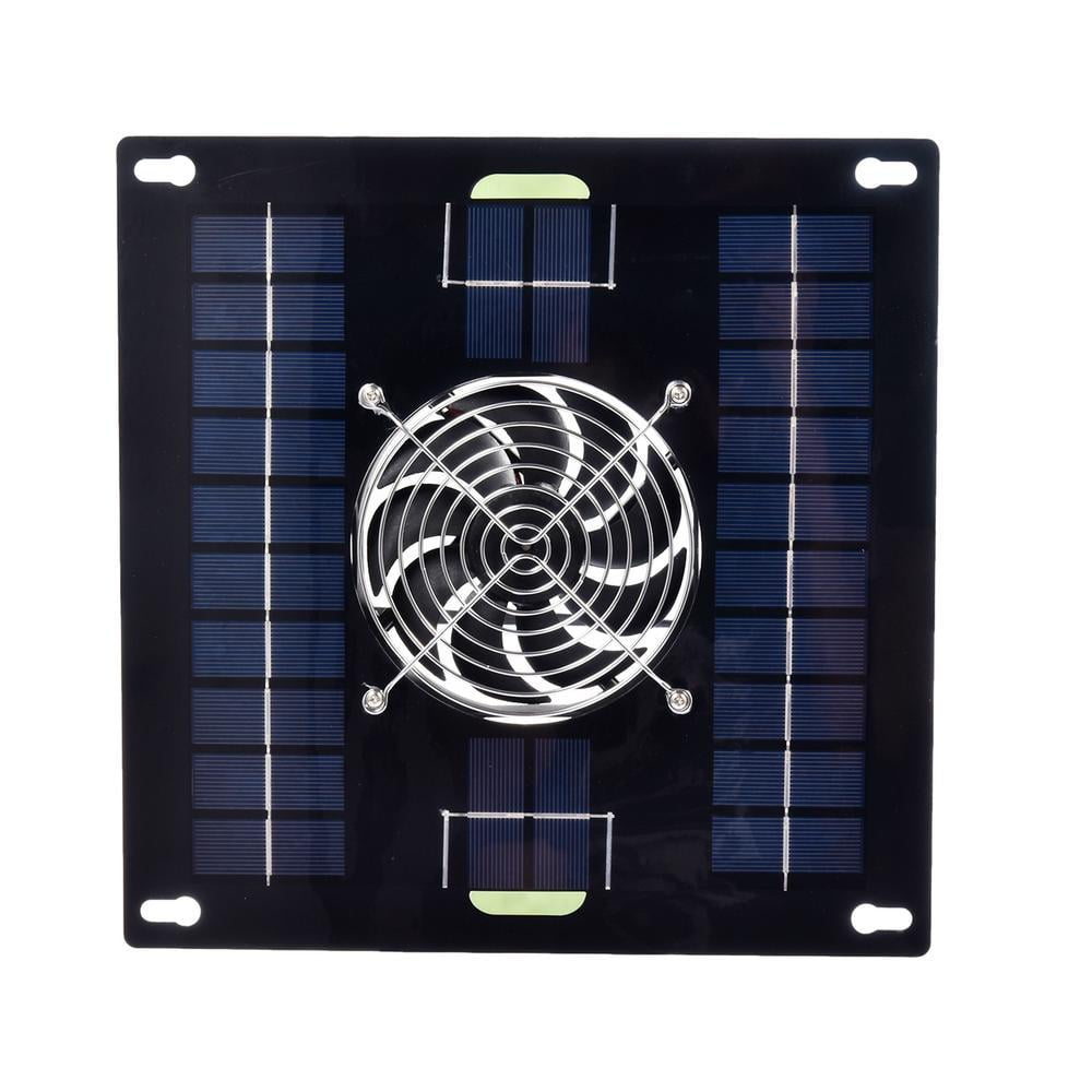 Famure 5W Solar Plane FanSolar Greenhouse FansOutdoor Exhaust Fan