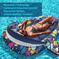 thumbnail image 3 of Hawaii Style Inflatable Pool Floats with Detachable Cupholder Caddy, 3 of 6