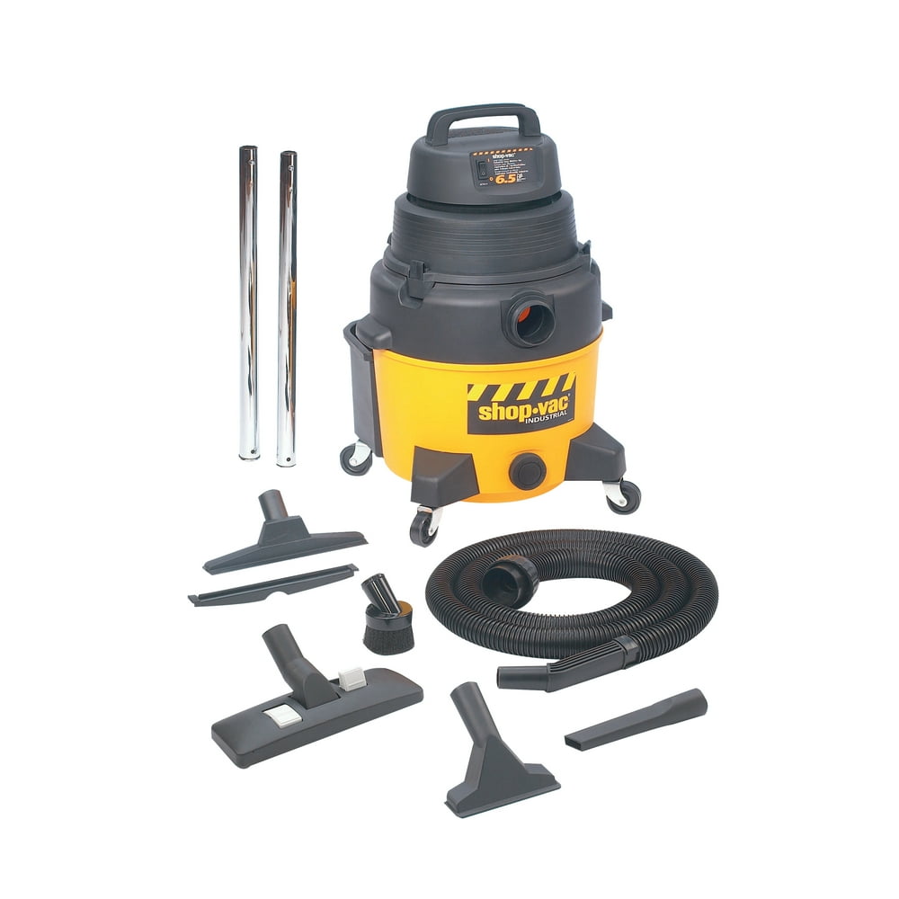 ShopVac Industrial Super Quiet Wet/Dry Vacuums, 8 gal, 6 1/2 hp