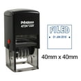 thumbnail image 1 of Printtoo Self Inking Dater Stamp With Filed Text Office Stationery Date Rubber Stamp-Blue, 1 of 1
