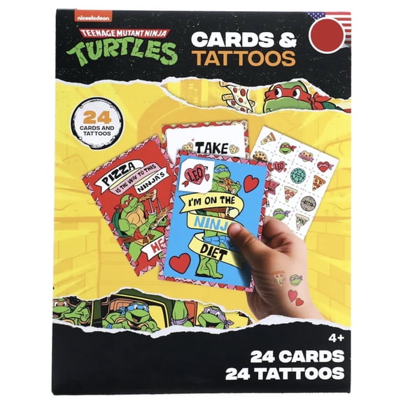 Valentine Classroom Exchange Cards and Tattoos