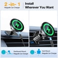 thumbnail image 2 of Cargador de coche Coolpow para iPhone con MagSafe de 15 W, 2 of 9