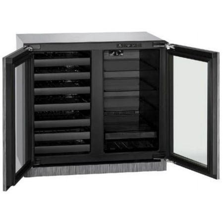 U-Line - Modular 3000 Series 31-Bottle Built-In Wine Refrigerator - Custom Panel Ready