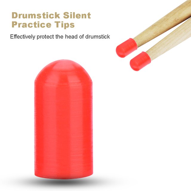 Accesorio para baquetas fuerte no fácil de dañar consejos para practicar baquetas elástico para profesionales amantes de los instrumentos de práctica principiante Anggrek Otros