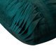 thumbnail image 2 of Fundas de almohada decorativas, funda de almohada de 45 x 45 cm (18 x 18 pulgadas) verde, fundas de almohada verde pavo real, funda de almohada lisa con textura y pliegues, cuadrada de seda - verde, 2 of 3