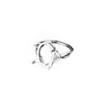 thumbnail image 1 of Base de anillo en blanco Jumpingount Plata AP016288-04 Ajustable DIY, 1 of 6
