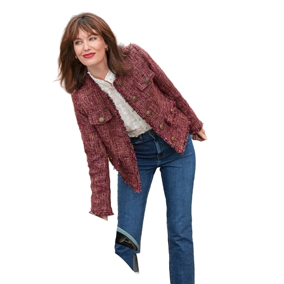 Joe Browns Women's Plus Size Chic Tweed Lady Jacket
