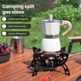 thumbnail image 1 of Visland Réchaud à Gaz Portable de Camping Brûleur de Cuisson Coupe-Vent 3800W Haute Puissance Flamme Design Pliable Réglable Réchaud de Randonnée en Plein Air, 1 of 7