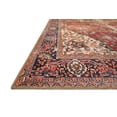 thumbnail image 3 of Loloi Loren Collection LQ-07 Red / Navy Oriental Area Rug 3'-6" x 5'-6", 3 of 7