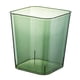 thumbnail image 5 of Cubo de basura multiusos, ligero, de lujo, decorativo, visible, 12 l Verde, 5 of 9