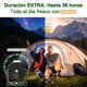 thumbnail image 2 of Ventilador Portatil con Luz LED, Abanico Portatil Inalámbrico de 10400 mAh, Recargable USB para Camping, Tienda, Viajes, Hogar, Abanico Recargable de Escritorio Verde, 2 of 3