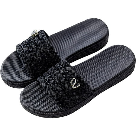 

CoCopeanut Women s Sandals Summer Sandals Butterfly Sandals Open Toe Home Sandals Bathroom Sandals Beach Slippers