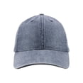 thumbnail image 2 of Time and Tru Solid Baseball Hat- Medium Denim, 2 of 3